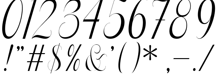 Beautiful Roses Script Font OTHER CHARS