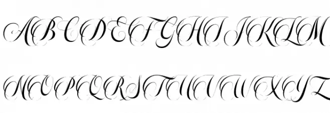 Beautiful Roses Script خط أحرف كبيرة