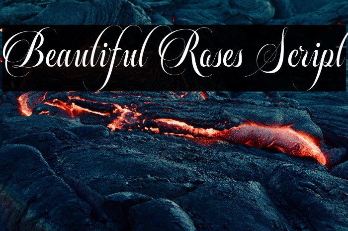 Beautiful Roses Script Example 1
