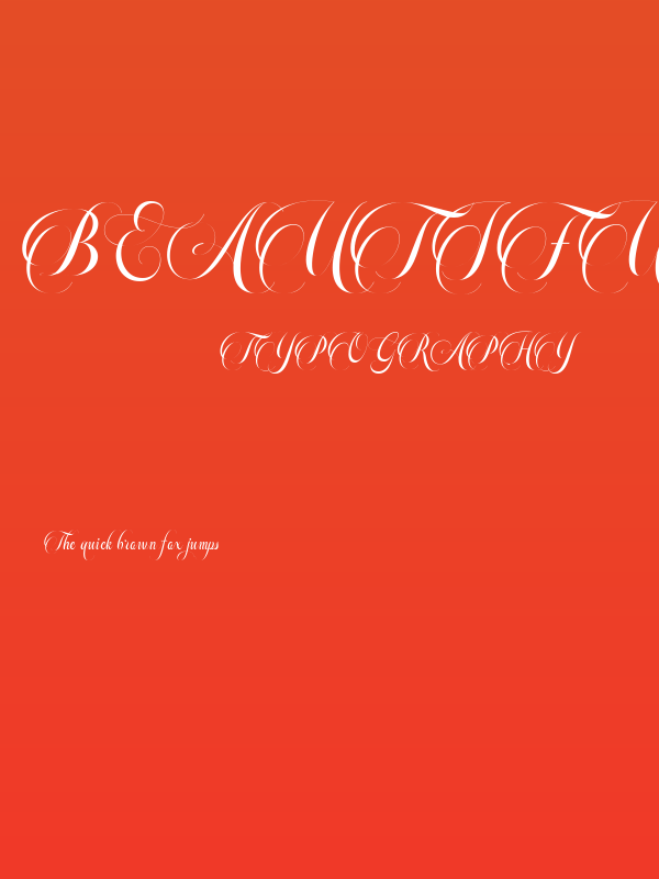 Beautiful Roses Script Poster