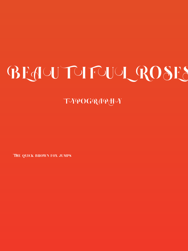 Beautiful Roses Poster