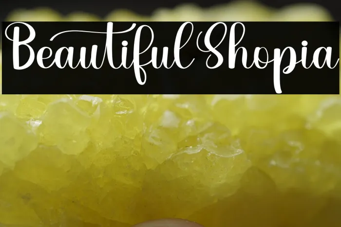 Beautiful Shopia Example 2