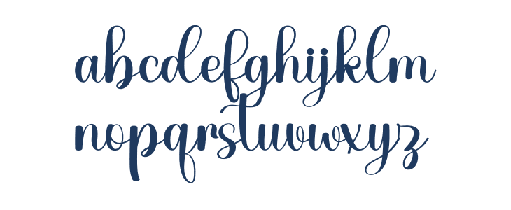 Beautiful Shopia Lowercase