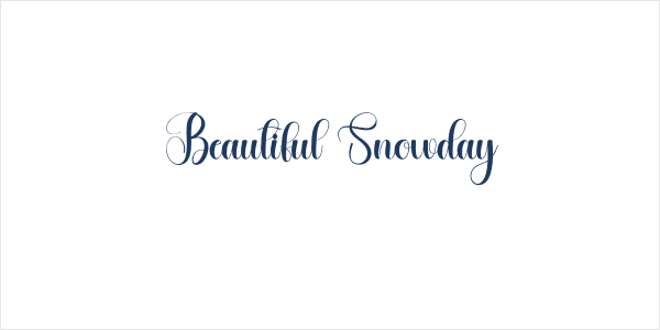 Beautiful Snowday Logo