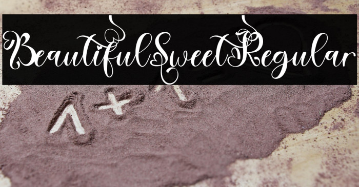 Beautiful Sweet Regular Example 1