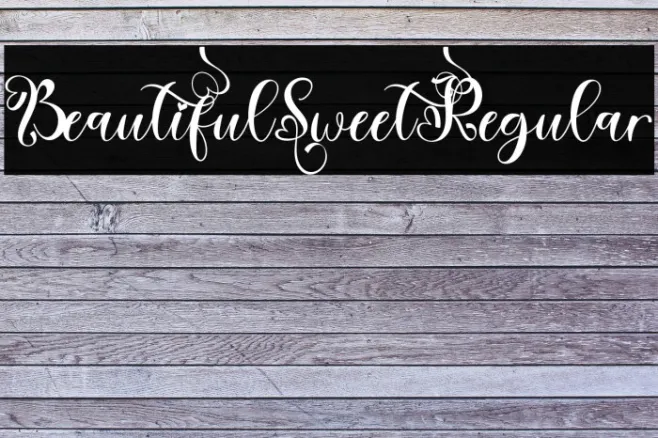 Beautiful Sweet Regular Example 3