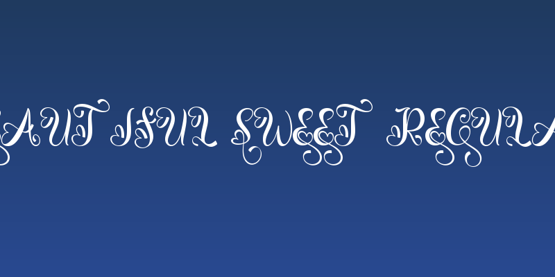 Beautiful Sweet Regular Social Header