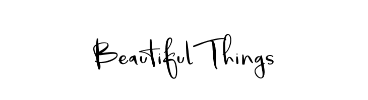 Beautiful Things  免费字体下载