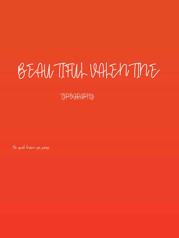 Beautiful Valentine Poster