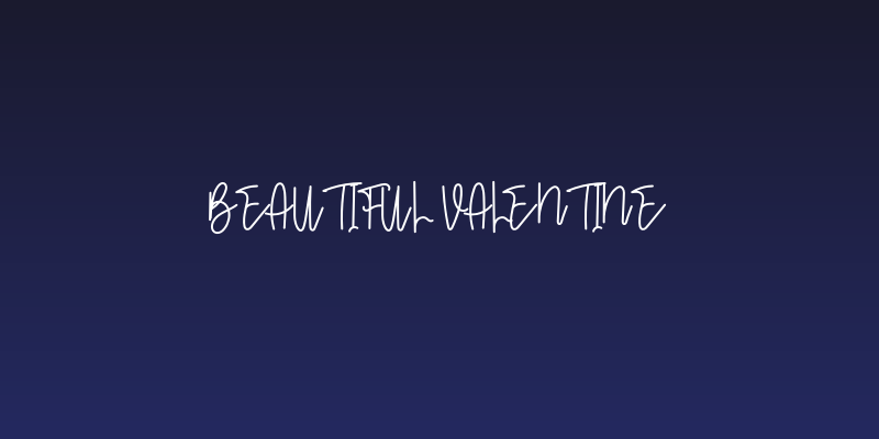 Beautiful Valentine Social Header