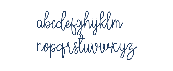 Beautiful Valentine Lowercase