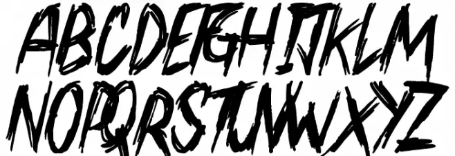 Beautiful Vampires Schriftart Groß