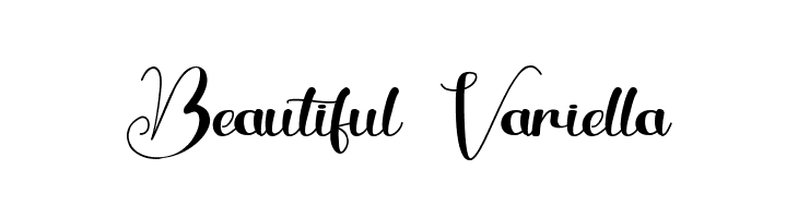 Beautiful Variella  免费字体下载