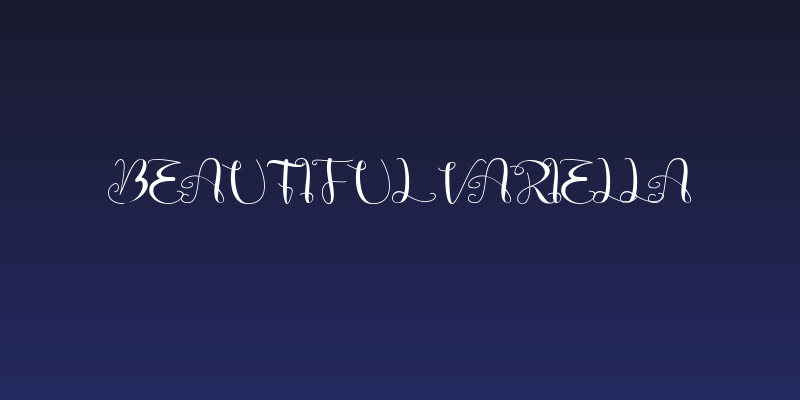 Beautiful Variella Social Header