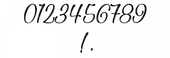 Beautiful and Openhearted Font OTHER CHARS