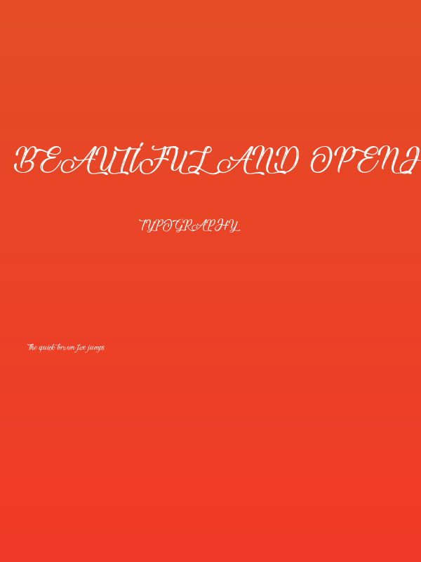 Beautiful and Openhearted Poster