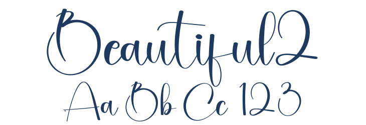Beautiful2 Font Preview