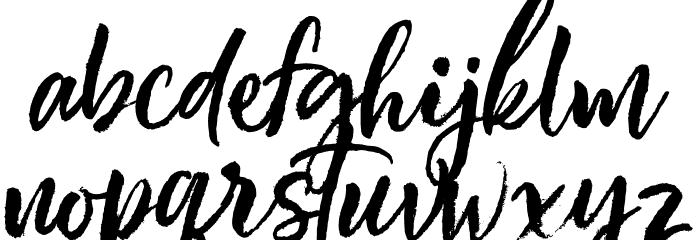 BeautifulDay Font LOWERCASE