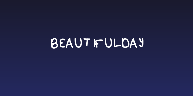 BeautifulDay Social Header