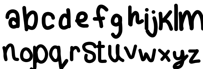 BeautifulDay Font LOWERCASE