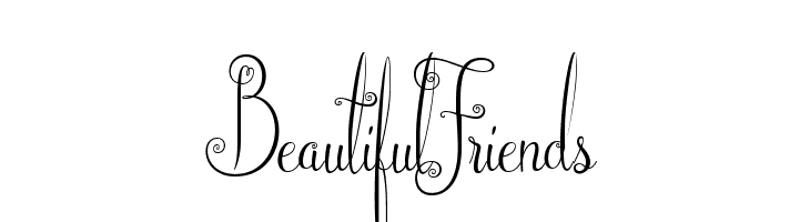 BeautifulFriends Font