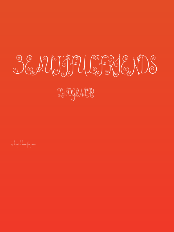 BeautifulFriends Poster