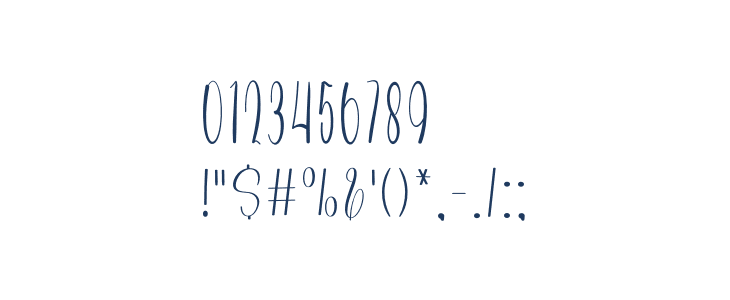 BeautifulHandwritten Other Characters