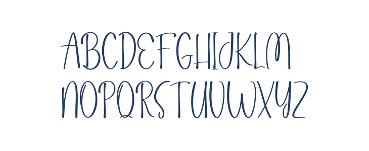 BeautifulHandwritten Uppercase