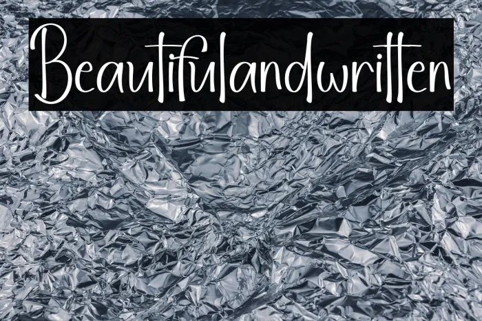 BeautifulHandwritten Example 1