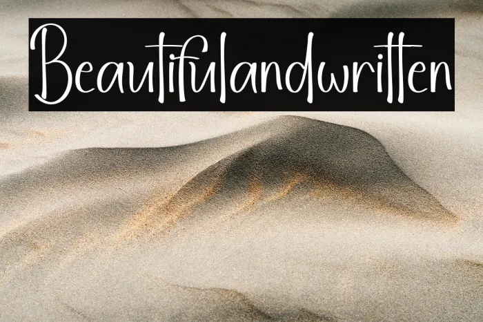 BeautifulHandwritten Example 2