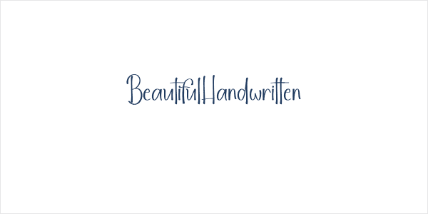 BeautifulHandwritten Logo