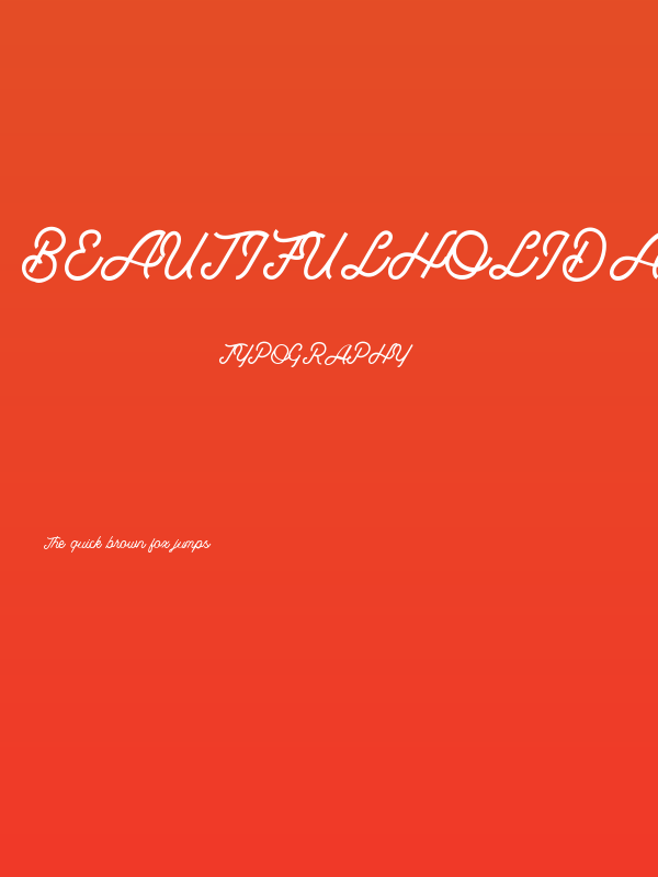 BeautifulHoliday-Demo Poster