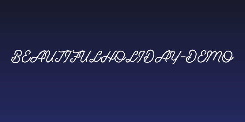 BeautifulHoliday-Demo Social Header