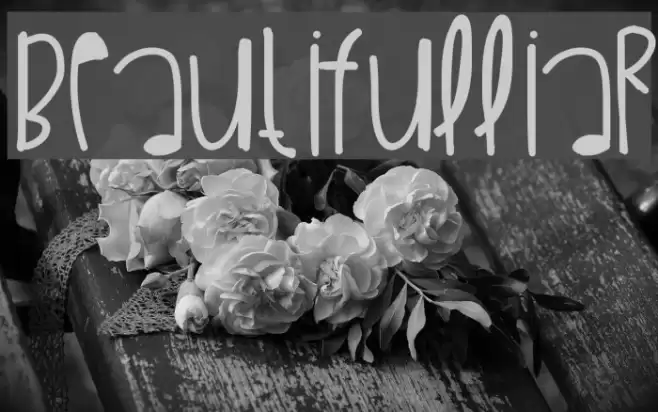 BeautifulLiar Font examples