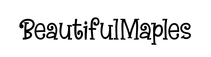 BeautifulMaples Font