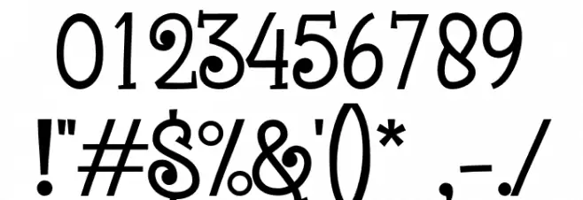 BeautifulMaples Font OTHER CHARS