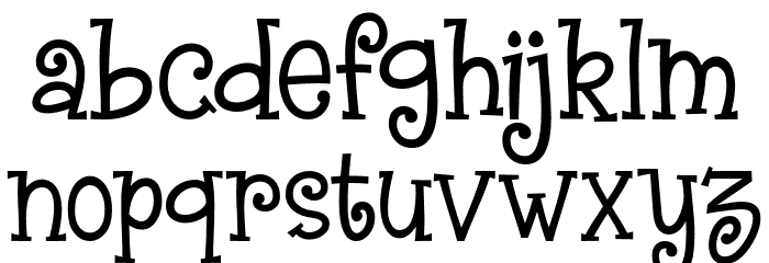 BeautifulMaples Font LOWERCASE