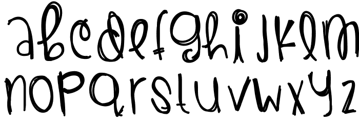 BeautifulMorning Font LOWERCASE
