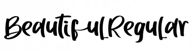 BeautifulRegular  font caratteri gratis