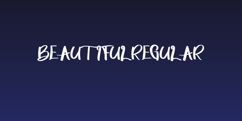 BeautifulRegular Social Header