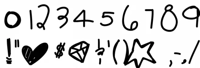 BeautifulRuins Font OTHER CHARS