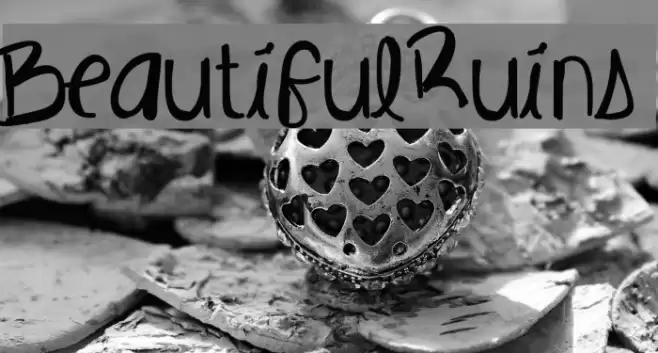 BeautifulRuins Font examples