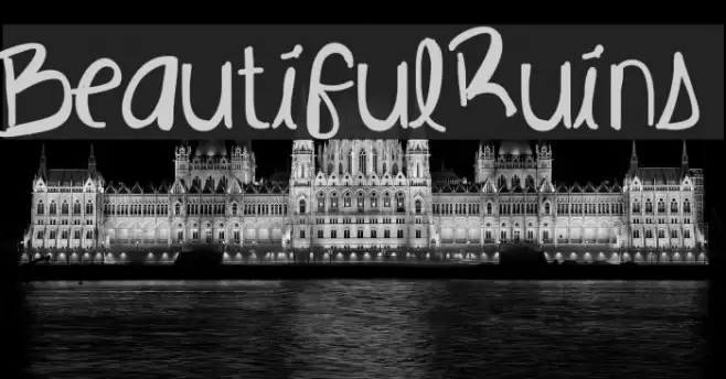 BeautifulRuins Font examples