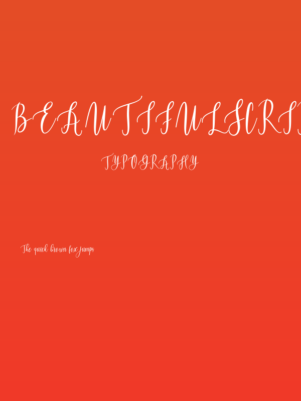 BeautifulScript-Light Poster