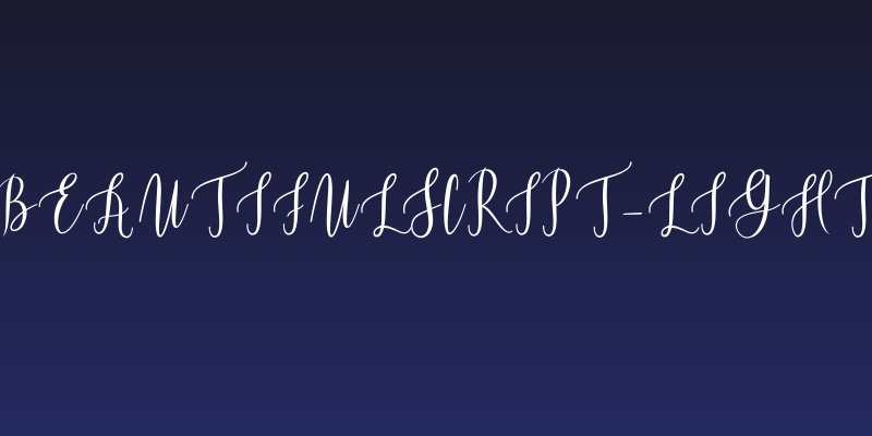 BeautifulScript-Light Social Header
