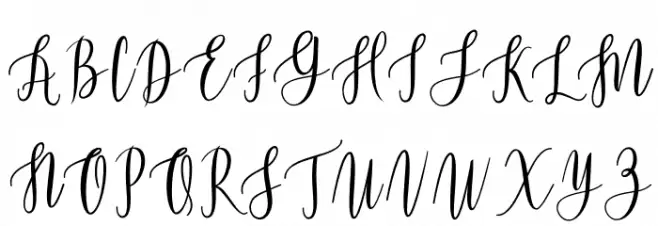 BeautifulScript-Light Polices MAJUSCULES