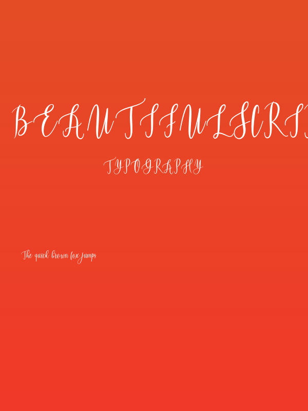 BeautifulScript-Light Poster
