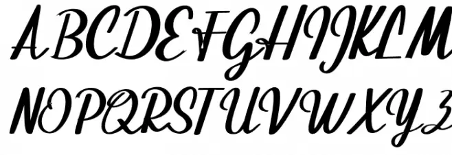 BeautifulScript-script Schriftart Groß