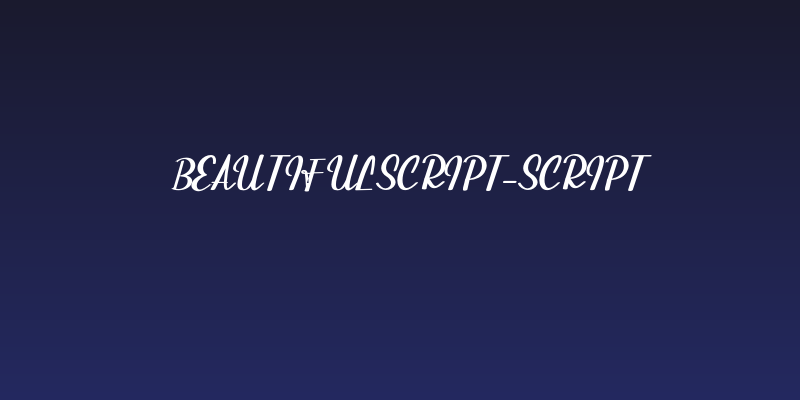 BeautifulScript-script Social Header