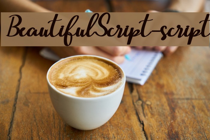 BeautifulScript-script Polices examples